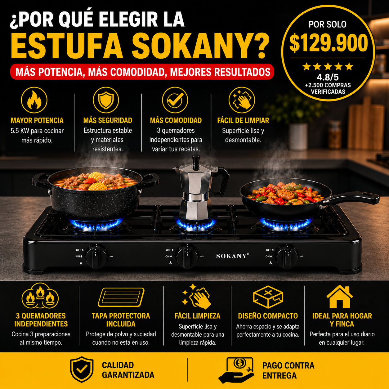 La solución perfecta para cocinar todos los días
