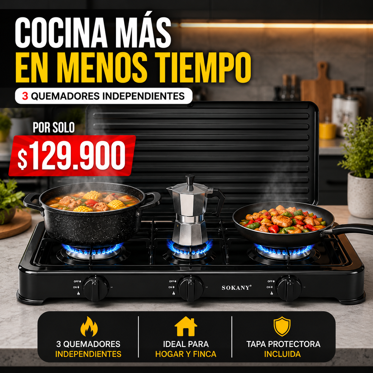 La solución perfecta para cocinar todos los días