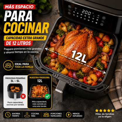 OLLA FREIDORA AIR FRYER 12L.+OBSEQUIO