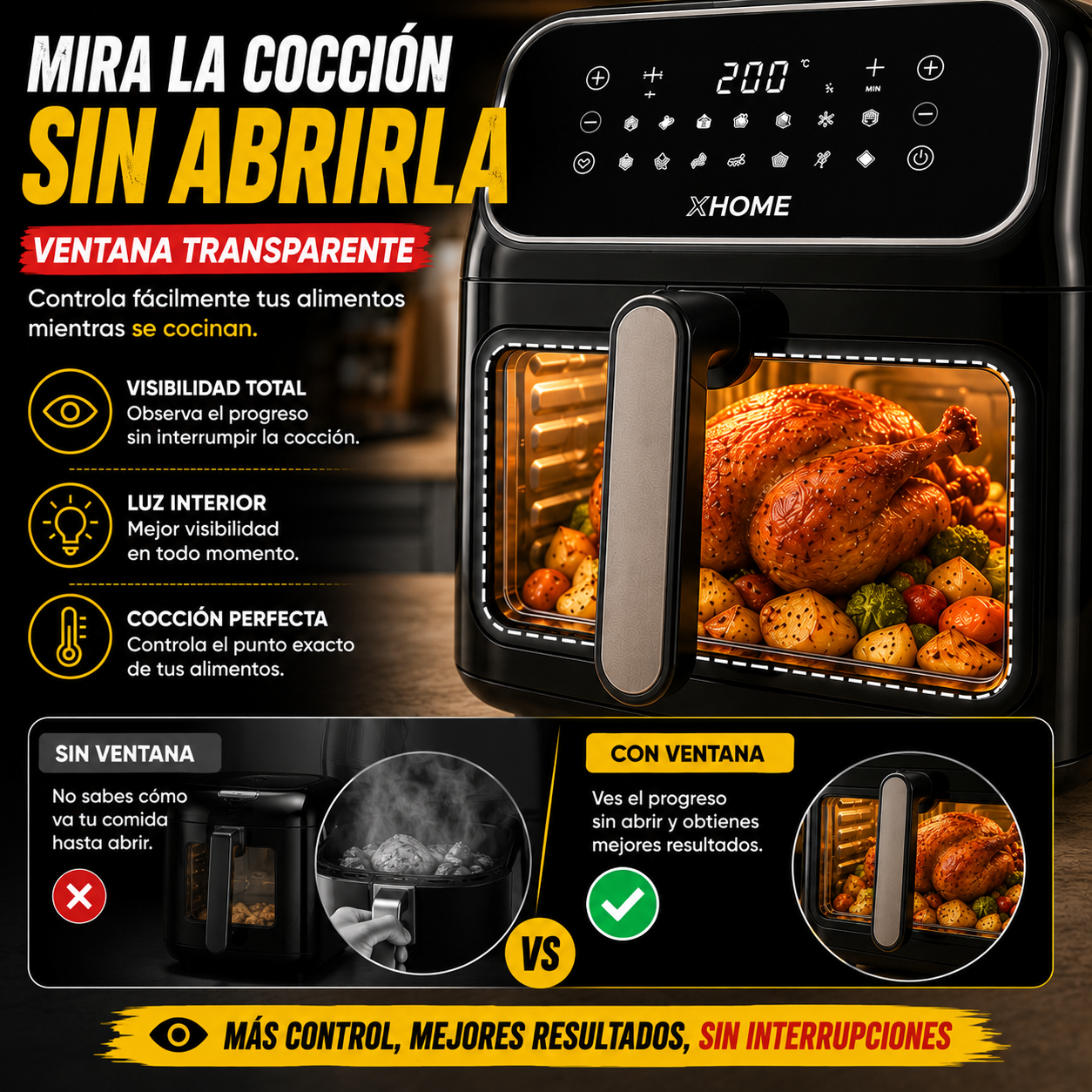 OLLA FREIDORA AIR FRYER 12L.+OBSEQUIO