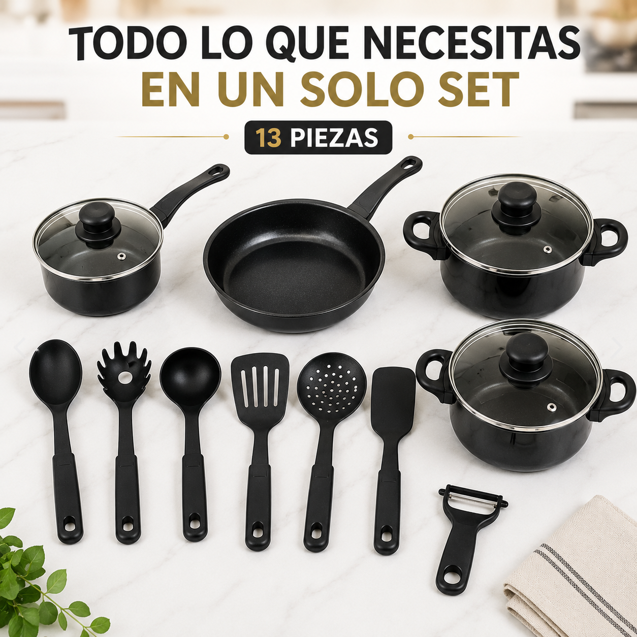 Equipa tu Cocina con Todo lo que Necesitas