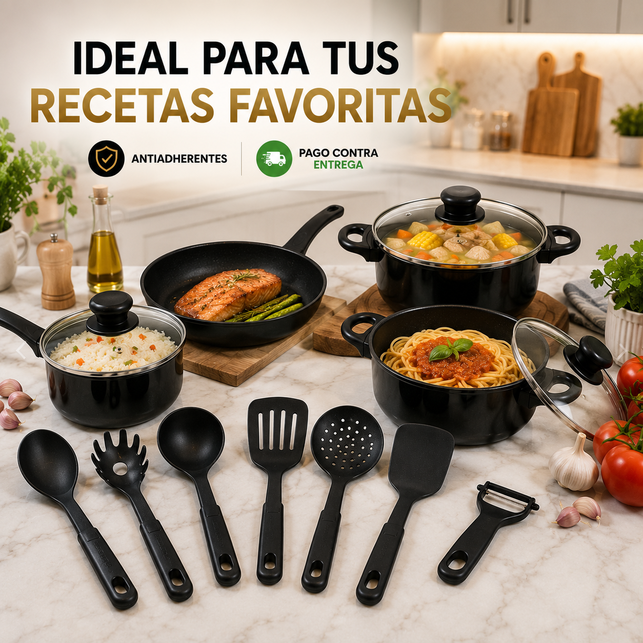 Equipa tu Cocina con Todo lo que Necesitas