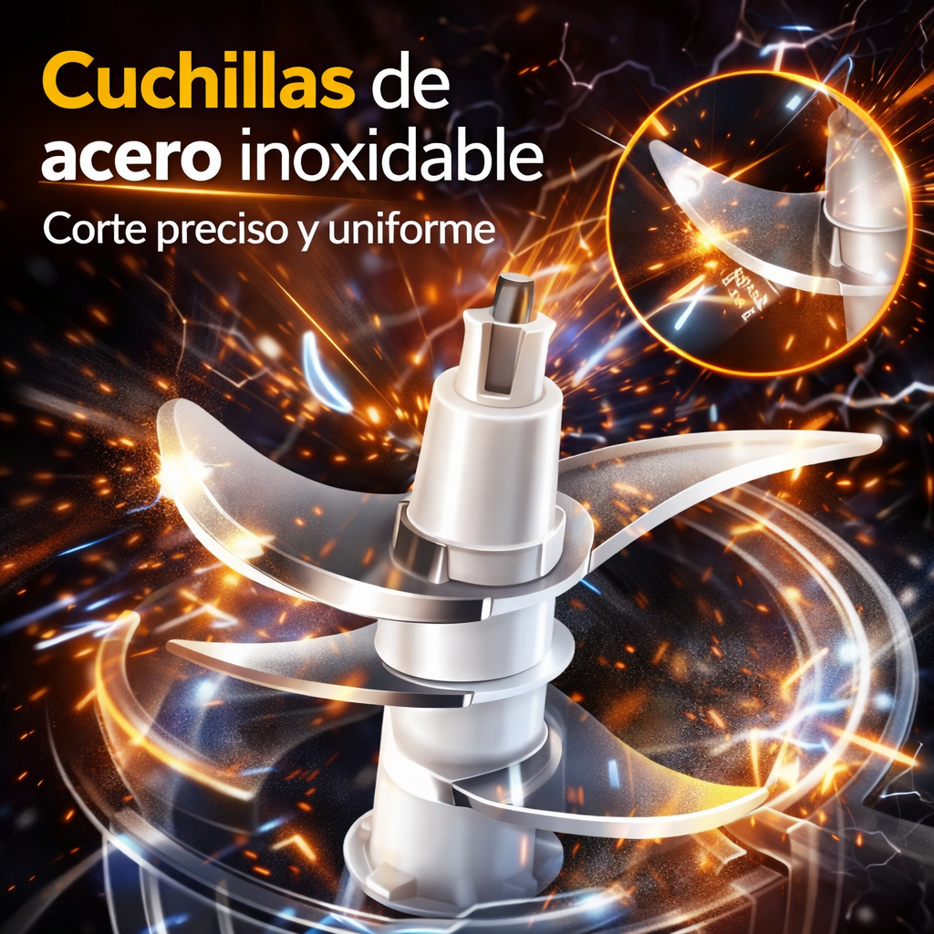 Picadora Eléctrica 2 en 1 Sokany 400W + 2 Bowls