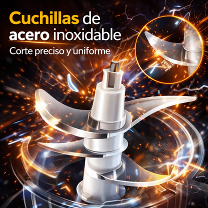 Picadora Eléctrica 2 en 1 Sokany 400W + 2 Bowls