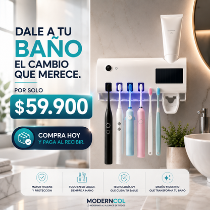 Dispensador Crema Dental+ Soporte Esteri