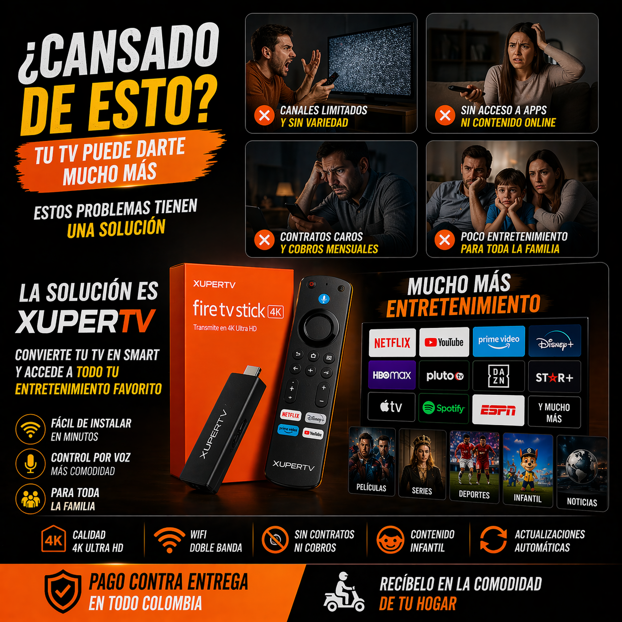 Deja de pagar plataformas y disfruta todo en tu TV con  TV Stick 10K