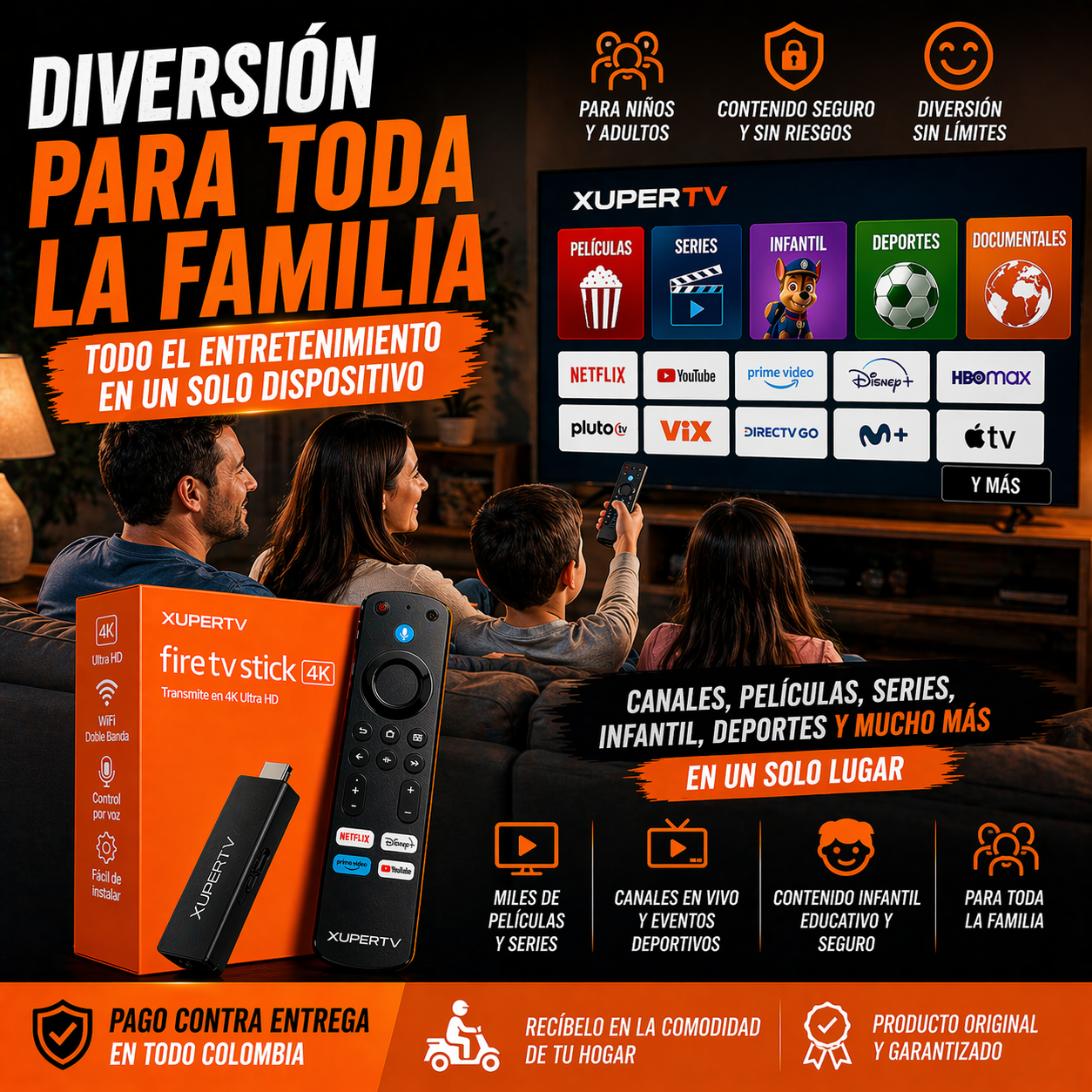 Deja de pagar plataformas y disfruta todo en tu TV con  TV Stick 10K