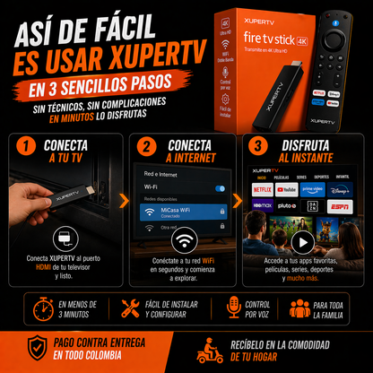 Deja de pagar plataformas y disfruta todo en tu TV con  TV Stick 10K