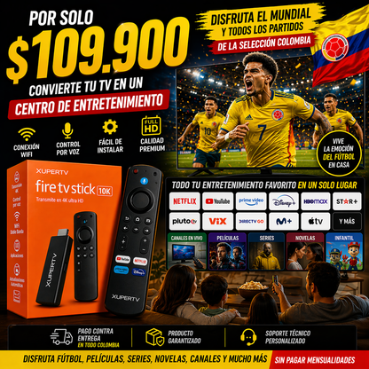 Deja de pagar plataformas y disfruta todo en tu TV con  TV Stick 10K