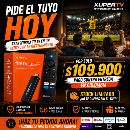 Deja de pagar plataformas y disfruta todo en tu TV con  TV Stick 10K
