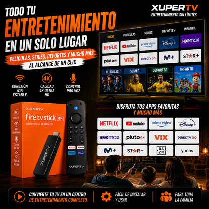 Deja de pagar plataformas y disfruta todo en tu TV con  TV Stick 10K