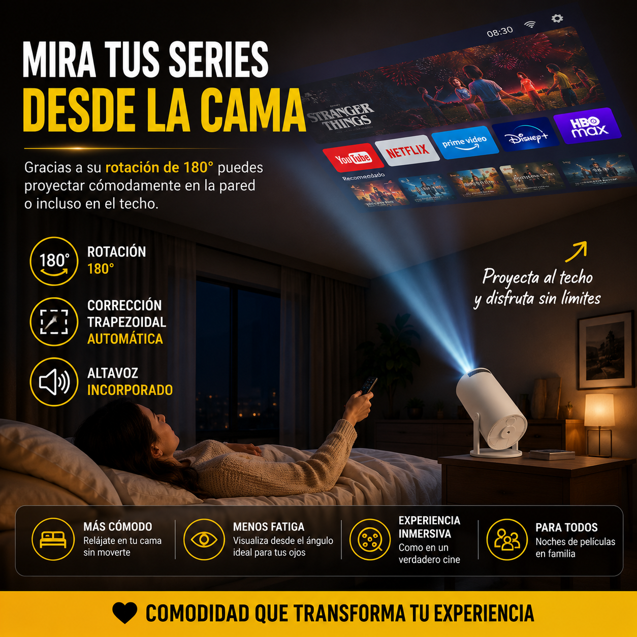 El mini proyector que está ROMPIENDO internet