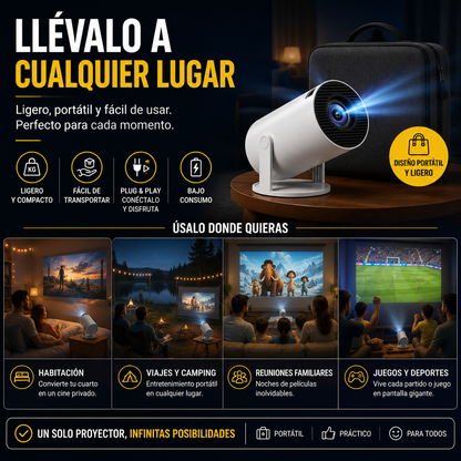 El mini proyector que está ROMPIENDO internet