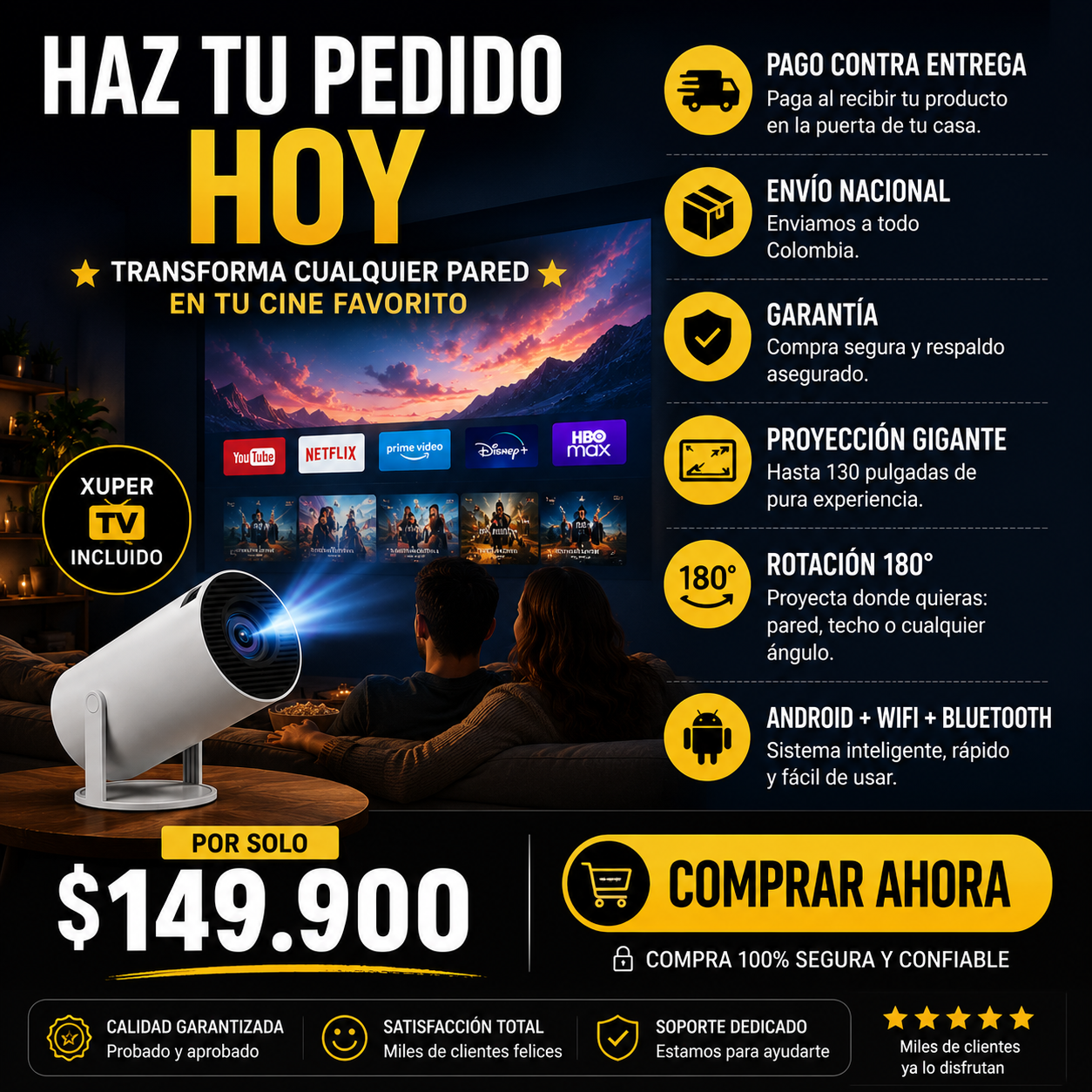 El mini proyector que está ROMPIENDO internet